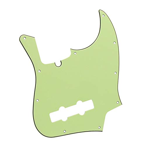 IKN 10 trous Jazz Bass Pickguard 3Ply Scratchplate pour American/Mexicain Standard Fender Jazz Bass 4 Cordes Modèle… - Les Beatles, Paul McCartney, John Lennon, RIngo Starr, George Harrison IKN 10 trous Jazz Bass Pickguard 3Ply Scratchplate pour American/Mexicain Standard Fender Jazz Bass 4 Cordes Modèle… – Image 3