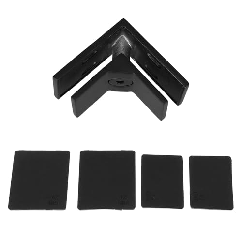 Paneles de vidrio seguros con soporte de acero inoxidable antideslizante a 90°