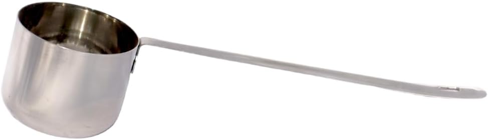 KUVI Stainless Steel Spoon with Long Handle | Doya/Loti Tea Pourer | Water Dispenser Ladle | Canteen Server | Quint Ladle/Cute ladle/Ghee,Tadka Ladle for Cooking (12 in)