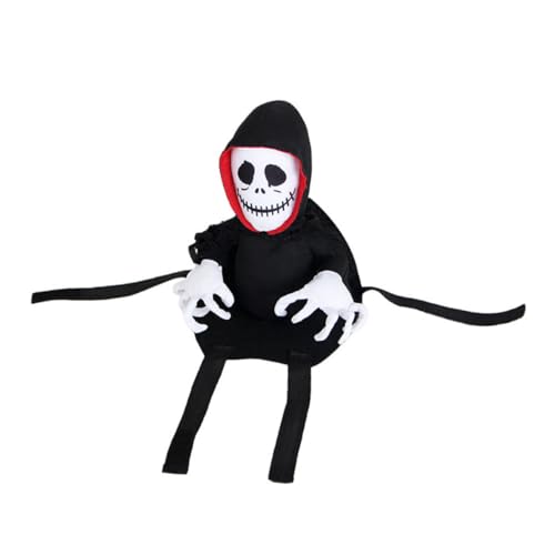 Disfraz capa Halloween para perros y gatos negro S