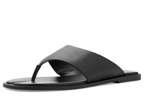 Steve Madden Womens Illia Sandal Black Leather 8.5