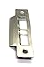 Price comparison product image Strike Plate Double Satin Brushed for Mortise Lock or Tubular Latch Pack of 1 (Double Strike Plate)