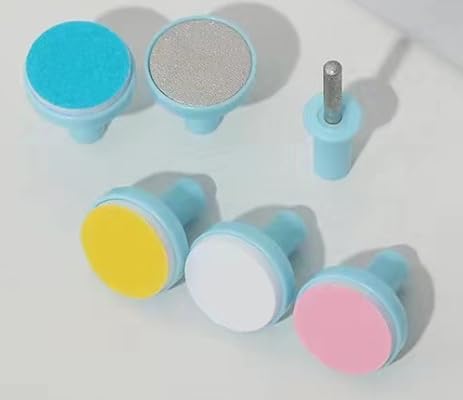 Nail File Replacement Pads Compatible with Haakaa,Gentle Filing and Safe Buffing, Durable Refill Pads for Baby Nail Triming,5PCS&1Drill Bit(Pads Only)