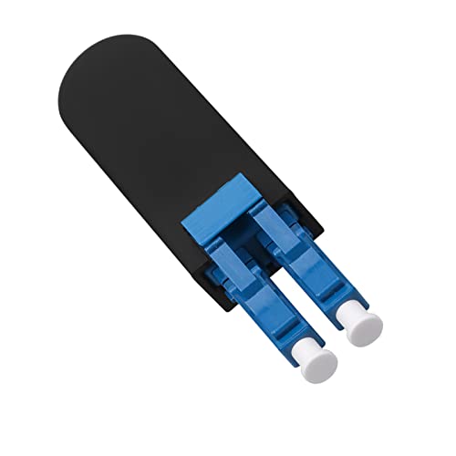 1 paquetes monomodo LC/UPC fibra óptica Loopback probador estándar dúplex LC conector Loopback adaptador/enchufe de prueba para aplicaciones de prueba