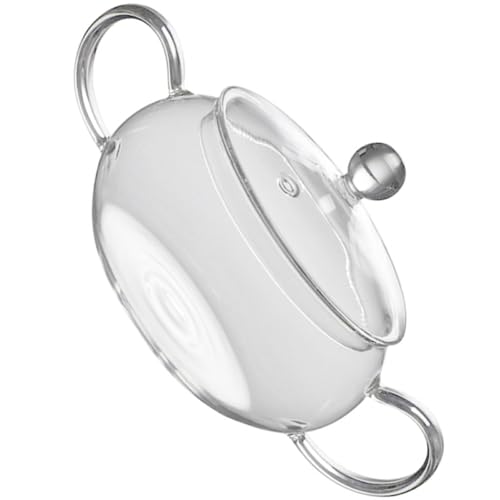 TOPPERFUN �K���X�� �W�t�������� 1400ml �ϔM�K���X�� ����n���h���t�� �X�[�v �{���ύ��� �˗ޒ����p �L�b�`���p�ƒ�p�X�g�b�N�|�b�g �K�[�f