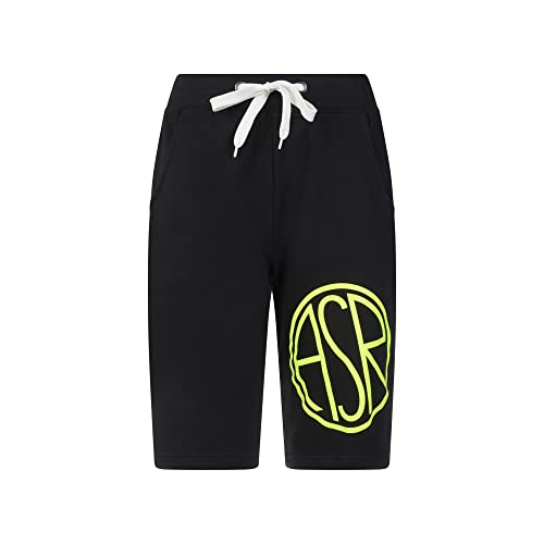 Shorts AS Roma jaune fluo : le boxer mixte idéal pour vos entraînements d'été