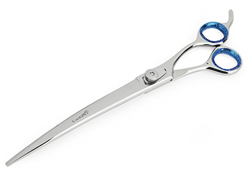 Laazar Pro Shears, Curved Pet Grooming Shear, 9" Scissors #TOP1