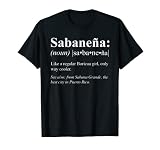 Boricua Sabana Grande Puerto Rico - Adjunteña Definición Camiseta