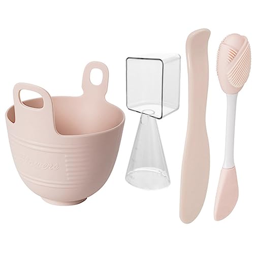 SOESFOUFU Facial Mask Mixing Bowl Set Bulk Professional Mask Making Set Silicone Bowl Mixing Tool