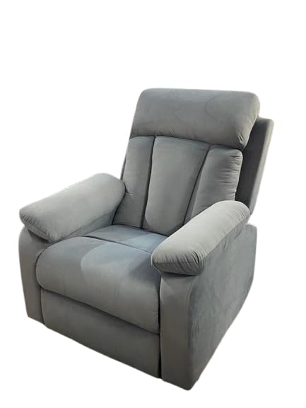 Image of Abp Seats Manual One Seater Recliner Leatherette Classy and Comfortable couche Color -.Grey