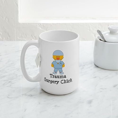 Taza grande de cerámica 15 oz color blanco miniatura 5