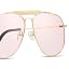 Gold Frame Pink Lenses