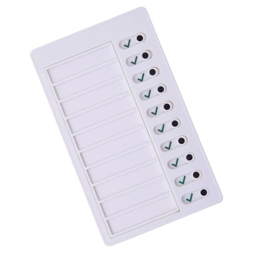 Wiederverwendbares Tägliches Routine Diagramm Für Kinderzeitmanagement Board 12x20cm Visueller Zeitplan Für Die Tägliche Routineplanung Lösche Fortschrittsüberwachung