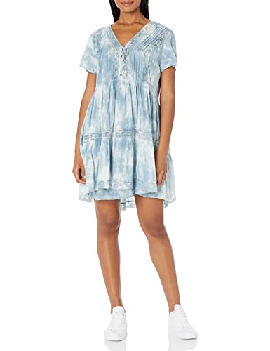 Image of Lucky Brand Lace Tiered Dress