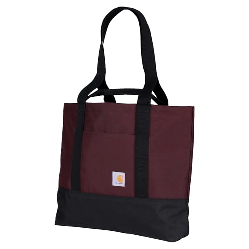 Image of Carhartt Classic Vertical Open Tote Bag, Durable Water Repellent Material W /Hand and Shoulder Straps