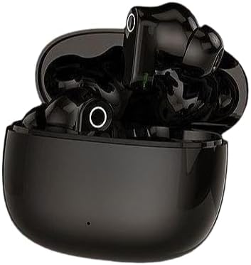 Semi in-Ear True Wireless Bluetooth Earphones, Black, Noise Cance...
