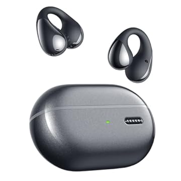 SoundPEATS PearlClip Pro Fones de Ouvido Bluetooth 5.4 de Ouvido Aberto com Presilha, IPX5 à Prova d'Água, 24H de Bateria, Controle por APP, Fones Esportivos para Corrida, Ciclismo e Fitness