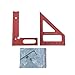 Mrxxjz Aluminum Square 3D Multi-Angle, 45/90 Degree，Precision Combination Square Tool for Woodworking - Multi-Angle Measuring Ruler with Protractor, Layout & Framing for DIY, Carpentry
