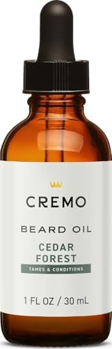 Cremo Beard Oil for Men, Cedar Forest, 1 Fl Oz