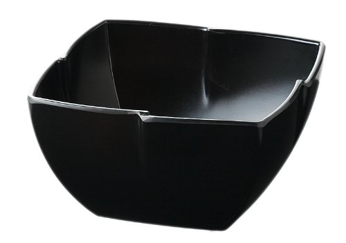 Black Rave Melamine Display Serving Bowl - 1 each