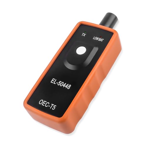 TPMS Relearn Tool,OEM#EL-50448 TPMS Programming Tool Tpms Sensor Tool Compatible with GM Series Cadillac Buick 2006-2023,Standard Tire Pressure Sensor Reset Tool Car Essentials(Orange)