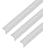 Produktbild Alberts 499631 Winkelprofil | selbstklebend | Aluminium, kugelgestrahlt silber | 1000 x 15 x 15 mm | 3er Set
