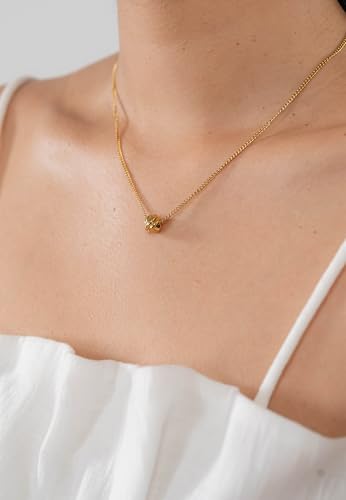 Purelei Knot Kette – Symbolischer Knoten-Anhänger für Verbindung & Zusammenhalt – 40/45 cm – 18K vergoldet, rosévergoldet oder Edelstahl… – Ansicht 4