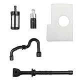 Tucireat Luftfilter Ölfilter 5PCS Ölleitung Kraftstoffleitung für Stihl MS170 MS180 017 018 Kettensäge Ersatzteile für 11301240800 11303587700 11306479400 11236403800 Kraftstofffilter