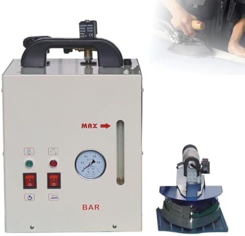 Plancha De Vapor Comercial De 1600 W con Caldera De 4 L Y Manómetro para Tiendas De Ropa, Lavanderías Y Fábricas: Solución De Planchado Industrial De Alta Resistencia.