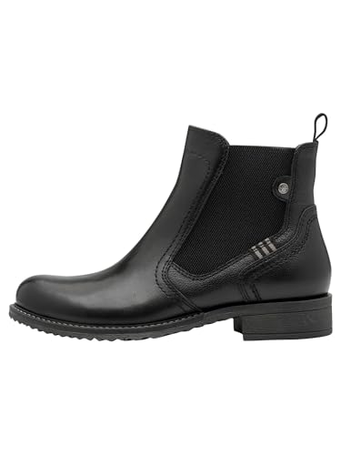 Tamaris Damen Stiefel Leder schwarz 39
