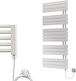 XIMAX Elektrobetrieb Badheizkörper P2-Open 1495x600mm 900 Watt einseitig offen Weiß inkl. Heizstab mit Schuko-Stecker