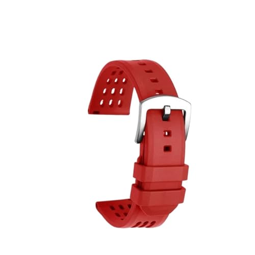 [X] ~mbNXɓK IKɓK ZCR[ɓK ~h[ɓK uCgOɓK IWC YVRʋCvoh 20 22 ~[gtbfSvXgbv(Red-steel buckle,22mm)