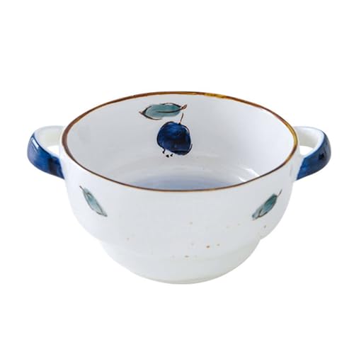 TGDGFKIAS una tazza di zuppa, Tazze da brodo, ciotole for zuppa con manici, tazza for zuppa al microonde, ciotole for zuppa di cipolle francese(Blue)