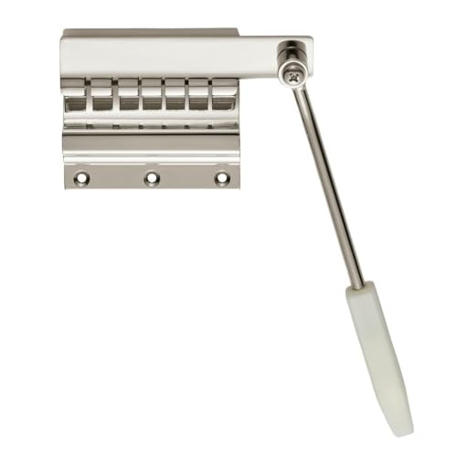 Short Version Vibrola Guitar Tremolo Bridge Tailpiece Vibrato Tailpiece Compatible with LP/SG/ES Guitar Nickel