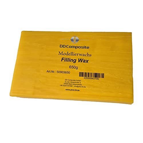 DD Composite Modellierwachs gelb Filling Wax für Formenbau Modellbau wiederverwendbar lebensmittelecht geruchlos weiche und geschmeidige Wachsmasse