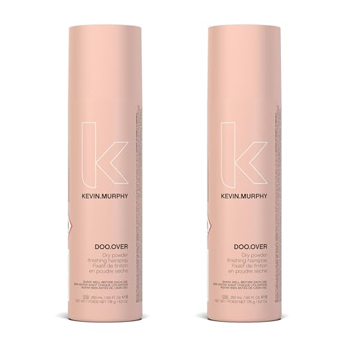 KEVIN.MURPHY DOO.OVER - Dry Powder Finishing Hair Spray - For All Hair Types & Lengths - Removes Oils & Product Residue - With Tapioca - Unscented - 250 mL / 8.5 fl oz (Pack of 2)
