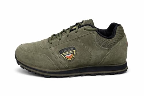 Image of Lakhani Mens Lakhani Aayushman Leather Men's Sports Shoes |Running, Walking & Trekking, Lace-up Shoes-promex-714 Sneaker