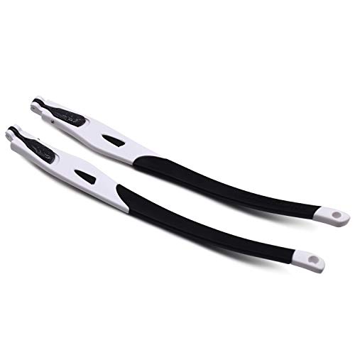 SOODASE Negro Caucho Patas de Repuesto para Marco Blanco por Oakley Crosslink Marco de los Lentes