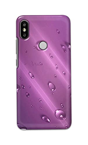 Image of PRINTFIDAA Water Bubbles in Lilac Background Printed Designer Hard Back Case Cover for Xiaomi Redmi Y2 / Redmi S2 -(SS) MVN1005