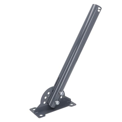 Adjustable Roof Mount for , Adjustable Roof Pole Satellite Mounting Stainless Steel Weather Wall Bracket, Includes Mounting Kit for Balcony Outdoor