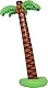 FIESTAS GUIRCA | Aufblasbare Palme (180 cm) - Tropische Dekoration für Sommerpartys, Festivals & Grillpartys - Ideal für Hawaii Mottopartys und Outdoor-Feiern - Braun und Grün