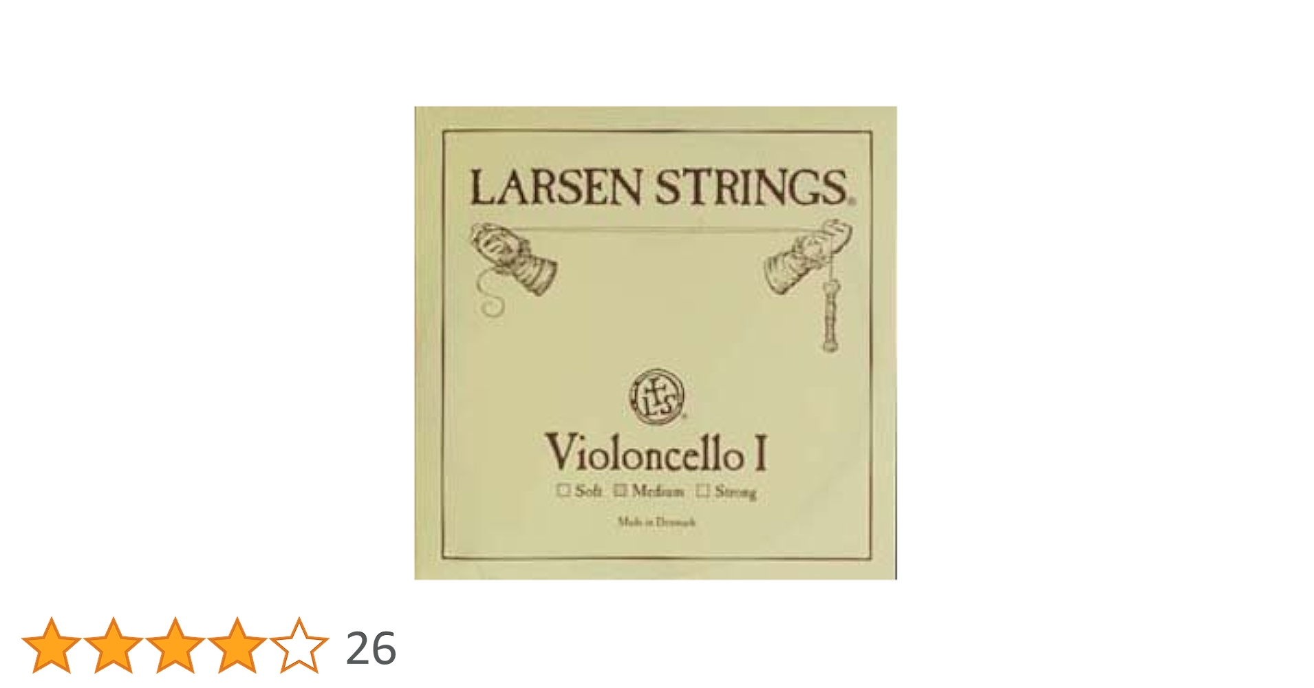 Amazon | LARSEN ラーセン チェロ弦 A線 | チェロ弦 | 楽器