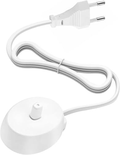 SIGANDG Cargador de Cepillo de Dientes eléctrico para Braun Modelo 3757,1000 3000 8900 9900 D12 S12 D15 D16 D17 D18 S18 D20 D29 D34 OC18 P2000 P5000 P9000, Cargador de Viaje Impermeable IP67.