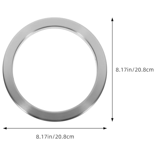 Image of CHILDWEET Countertop Trash Grommet Round Trash Chute Grommet for Kitchen Built-in Waste Chute Scratch-Resistant Smooth Surface Easy Install and Remove 8.18 X 8.18 X 0.59 in 1 Pack
