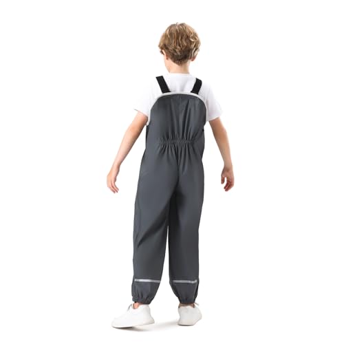 Image of Kids Unisex Rain Pants, Green, Size 2-9 Years