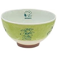 Amazon｜マリモクラフト SNOOPY スヌーピー 茶碗 波佐見焼 緑色