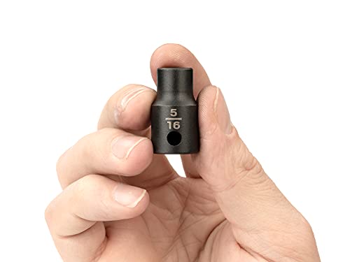 Image of TEKTON 3 /8 Inch Drive x 5 /16 Inch Shallow 6-Point Impact Socket | SID12008