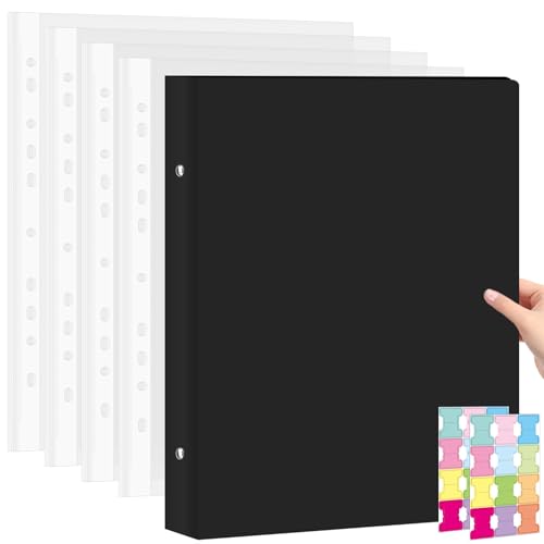 A3 Display Book Folder with Plastic Sleeves 40 Pockets Presentation PortfolioFolder Flexible Ring Binder Painting Organizer Folderfor Artwork Drawing Diamond Storage Painting Album ArtFolder