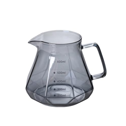 lzysmxw コーヒーサーバー 耐熱ガラス おしゃれ コーヒードリッパーセット コーヒー ドリップ 器具 コーヒーサーバーセット 2-4人分 600ml コーヒードリッパー アウトドア 木製ホルダー ハンドドリップ ハンドドリップセット 口が広い 洗いや