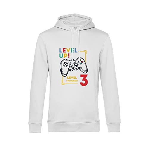 Sweat à capuche enfant Level Up pour fêter 3 ans de jeux